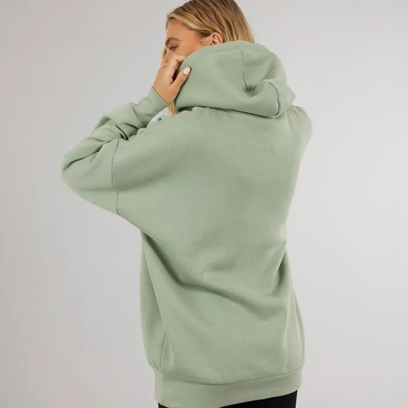 Discount Bench Dame Dayla Oversized Hættetrøje Mørk Salvie Grøn Grøn