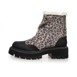 Outlet Copenhagen Shoes Dame Det Er Bare En Sne Dag Lep Støvler 0702 Lep Leopardtryk