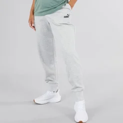 Outlet Puma Dame Essentials Logo Joggers Lys Gråmeleret