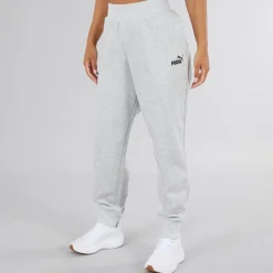 Outlet Puma Dame Essentials Logo Joggers Lys Gråmeleret