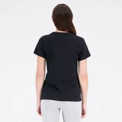 Sale New Balance Dame Essentials Logo T-Shirt Sort
