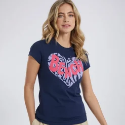 New Bench Dame Eulalie T-shirt Blå