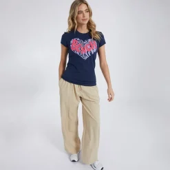 New Bench Dame Eulalie T-shirt Blå