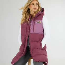 Outlet Lagooners Dame Explorer Gilet Burgundy