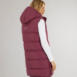 Outlet Lagooners Dame Explorer Gilet Burgundy