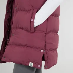 Outlet Lagooners Dame Explorer Gilet Burgundy