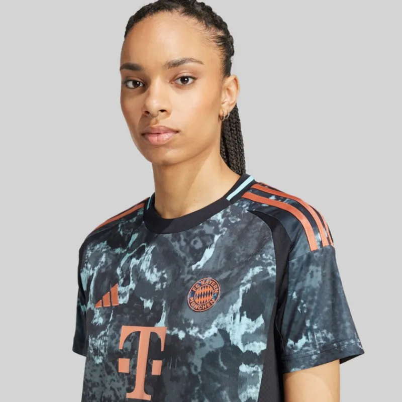 Clearance adidas Dame FCB FC Bayern München 24/25 udebanetrøje Sort