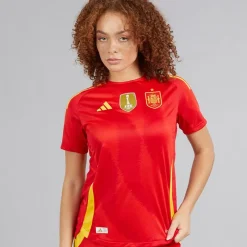 Best adidas Dame FEF Spanien Dame 24/​25 Autentisk Hjemme Trøje Better Scarlet
