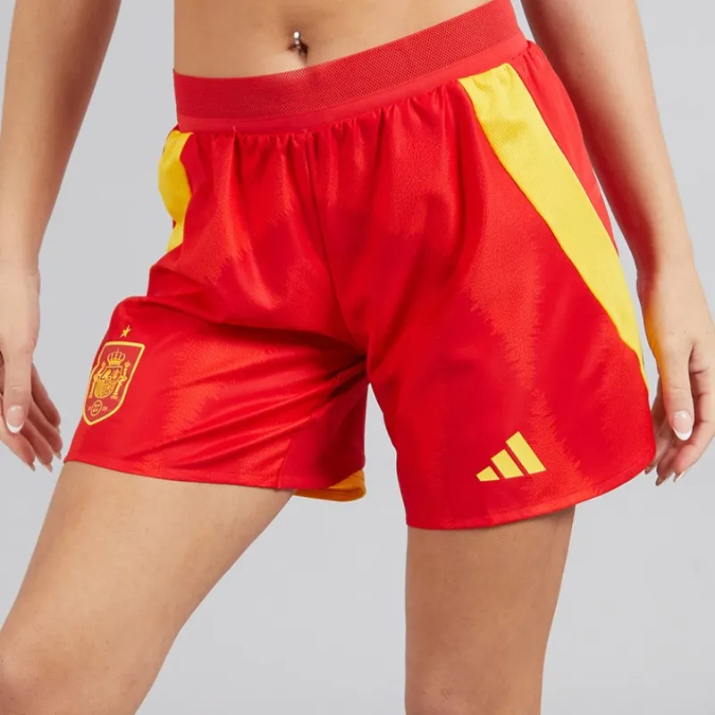 Outlet adidas Dame FEF Spanien Dame 24/25 Autentiske Hjemme Shorts Better Scarlet