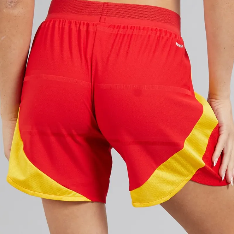 Outlet adidas Dame FEF Spanien Dame 24/25 Autentiske Hjemme Shorts Better Scarlet