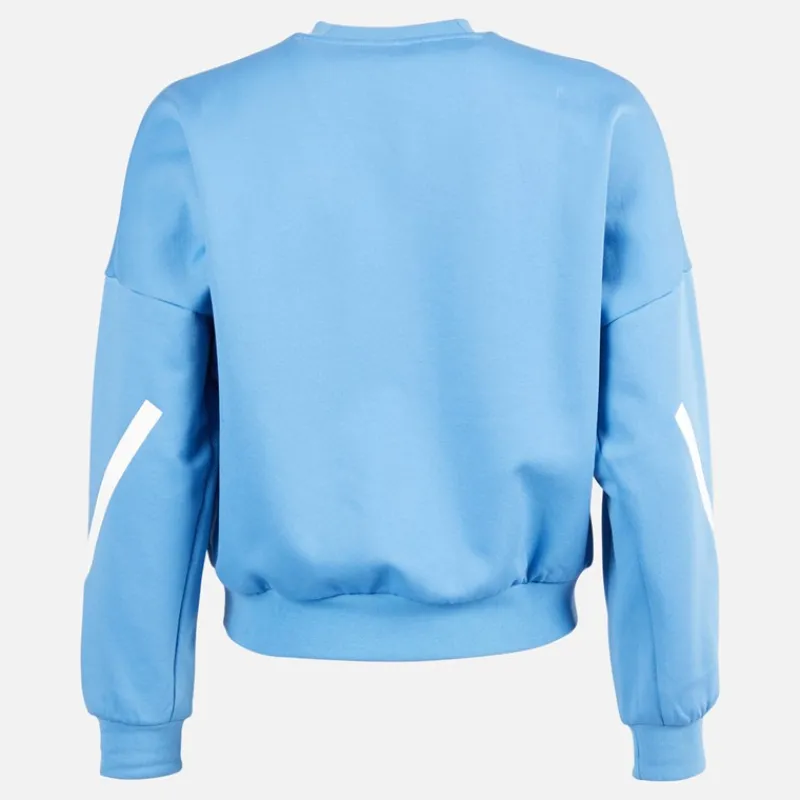 Best adidas Dame FFR Frankrig Rugby Z.N.E. Rejse Sweatshirt Focus Blue