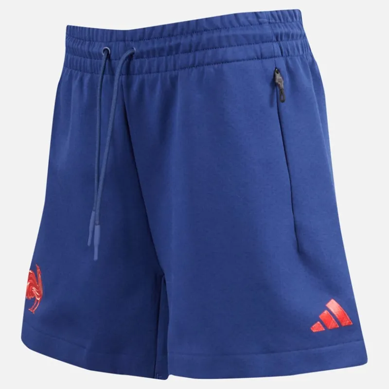 Discount adidas Dame FFR Frankrig Rugby Z.N.E. Rejse Shorts Dark Blue