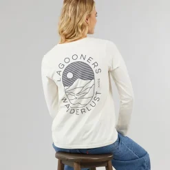Best Lagooners Dame Fife Langærmet T-shirt Ecru