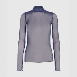 Best Moves Dame Filana Langærmet Bluse 0925 Patriot Blue Blå