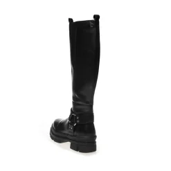 New Copenhagen Shoes Dame Følg Og Rock Lange Støvler 0001 Black