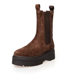 Outlet Copenhagen Shoes Dame Going Suede Copenhagen Støvler 0035 Mørkebrun (Kaffe Bønne) Mørkebrun