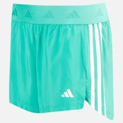 Clearance adidas Dame Hyperglam Vævede Træningsshorts Semi Court Green/​Hvid