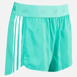 Clearance adidas Dame Hyperglam Vævede Træningsshorts Semi Court Green/Hvid