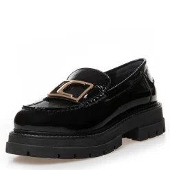 Hot Copenhagen Shoes Dame ikonisk gå patent sløjfe sko 0011 Black Patent