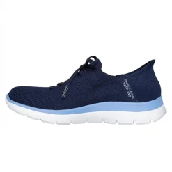 Best SKECHERS SPORT Dame Instappers Summits Nye Hverdagssko Navy Marineblå