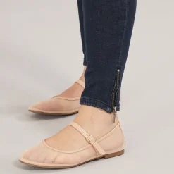 Sale Only Dame Kendell Ankel Længde Slim Jeans Mørkeblå Denim