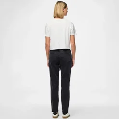 New Pieces Dame Kesia Mom Jeans Black Denim