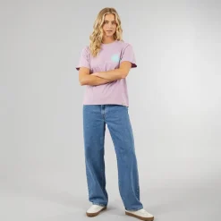 Discount Lagooners Dame Kidwelly T-shirt Støvet malva