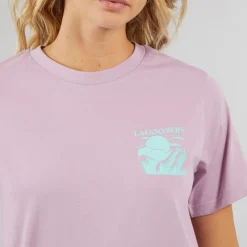 Discount Lagooners Dame Kidwelly T-shirt Støvet malva