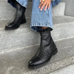 Outlet Copenhagen Shoes Dame Lad os Gå Vandrestøvler 0001 Black