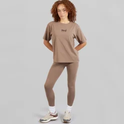 Outlet Everlast Dame leggings Fossil Brun