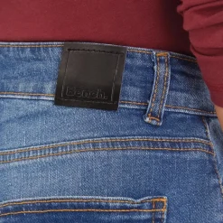 Hot Bench Dame Lena Denim Shorts Mellemblå