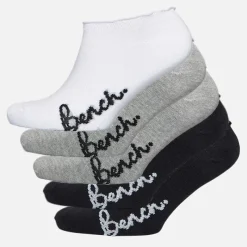 Bench Dame Lenee Fem Pak Træner Liner Sokker Multi