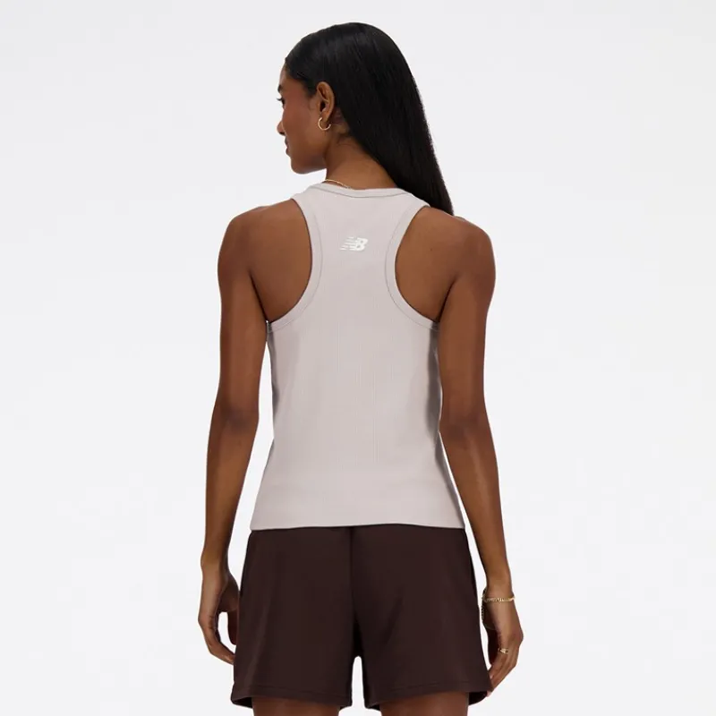 Best New Balance Dame Linear Heritage Ribbet Racer Tank Moonrock