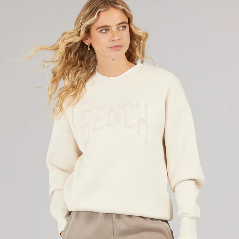 Discount Bench Dame Lioh Oversized Sweatshirt Chalk