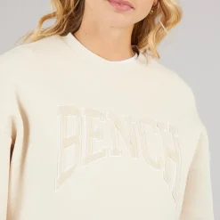 Discount Bench Dame Lioh Oversized Sweatshirt Chalk