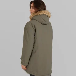 Outlet True North Dame Majlis Parka Army Grøn Grøn