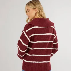 Bench Dame Margita Jumper Burgundy Bordeaux