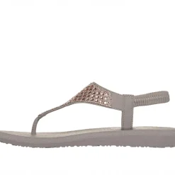 Sale SKECHERS Dame Meditations Sandaler Taupe