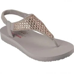 Sale SKECHERS Dame Meditations Sandaler Taupe
