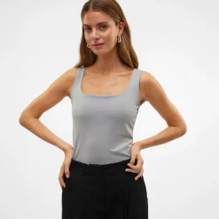 Discount Vero Moda Dame Million Firkantet Hals Top Griffin