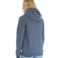 Sale Bench Dame Mintz Teddyforet Zip-gennem Trøje Marine Melange Marineblå Mergel
