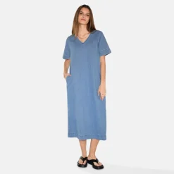 Best Moves Dame Morgen Kjole 1002 Medium Blue