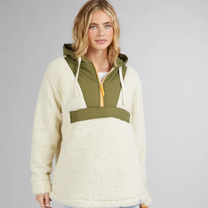 Clearance Lagooners Dame Myla Fleecetøj beige
