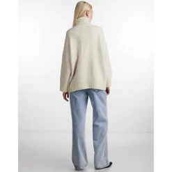 New Pieces Dame Nancy Trøjer Brun beige