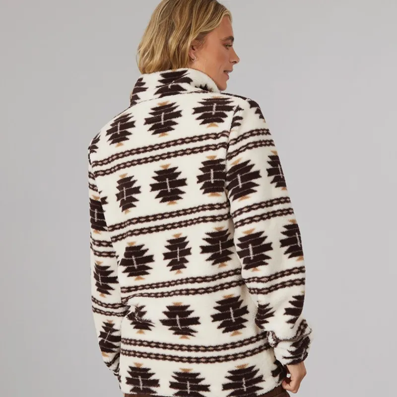 Best Bench Dame Navo Borg Fleece Vinter Hvid beige