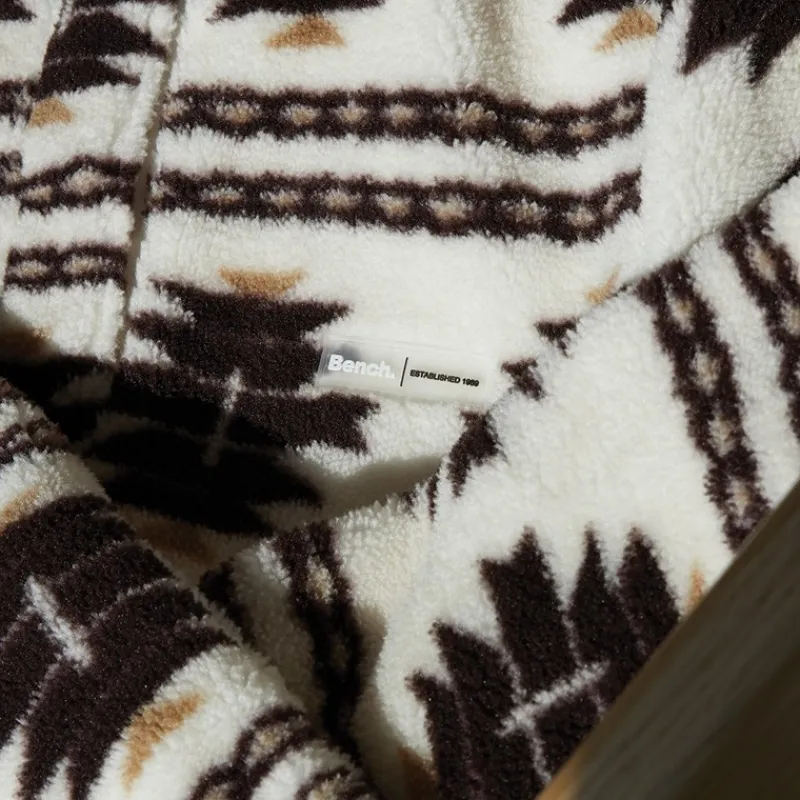 Best Bench Dame Navo Borg Fleece Vinter Hvid beige