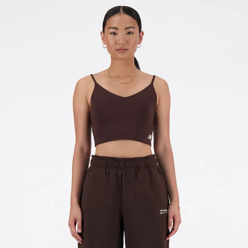 Best New Balance Dame NB Harmony Let Støtte Sports BH Sort Kaffe