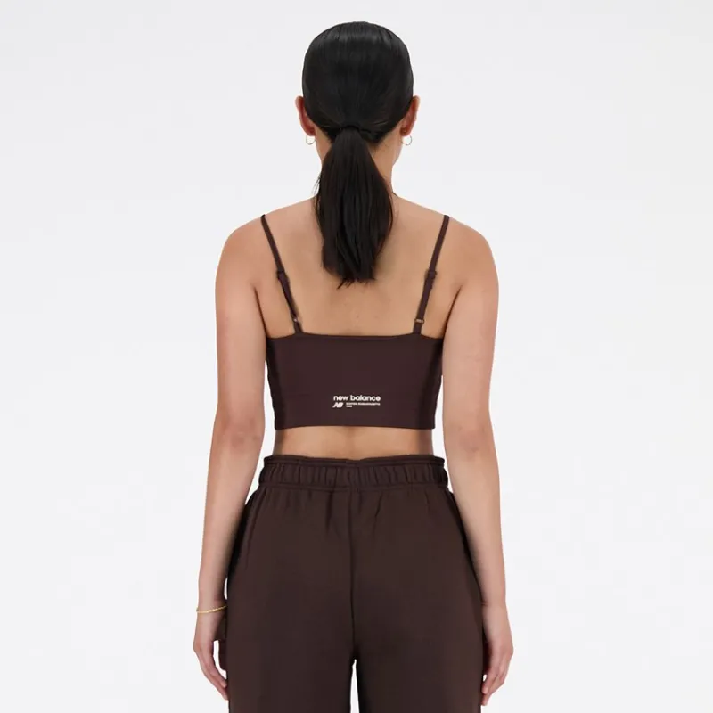 Best New Balance Dame NB Harmony Let Støtte Sports BH Sort Kaffe