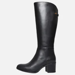 Clearance GEOX Dame Nieuwe Kniehoge Laarzen Zwart