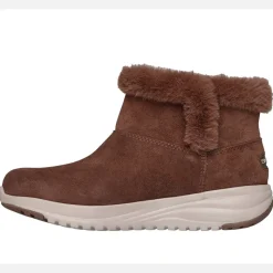 Hot SKECHERS Dame On The Go Stellar Vandtætte Støvler Brun Mørkebrun